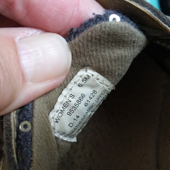 Sperry Top-Sider Sequin Leather Moccasin Shoes 6.5M Tan Gray - Picture 3 of 16